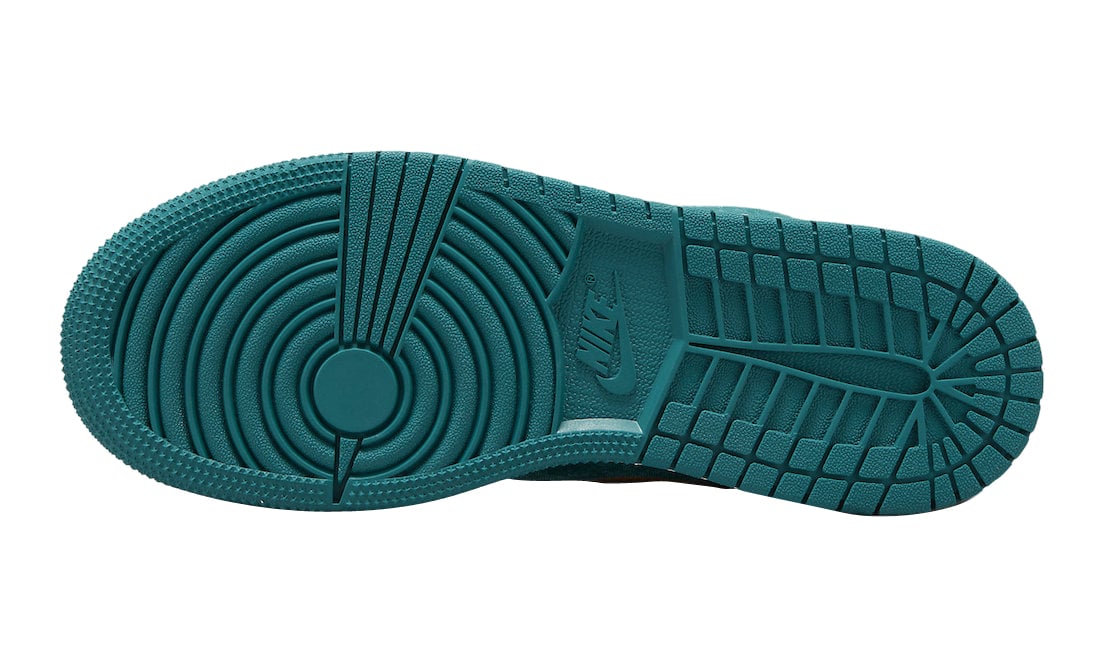 Air Jordan 1 Low GS Velvet Geode Teal - Image 6