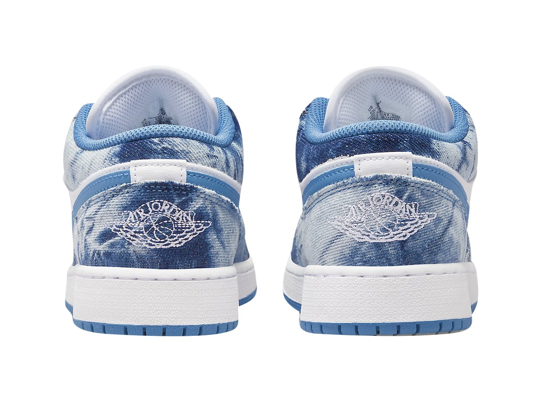 Air Jordan 1 Low GS Washed Denim - Image 4