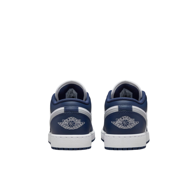 Air Jordan 1 Low GS White / Midnight Navy - Image 4