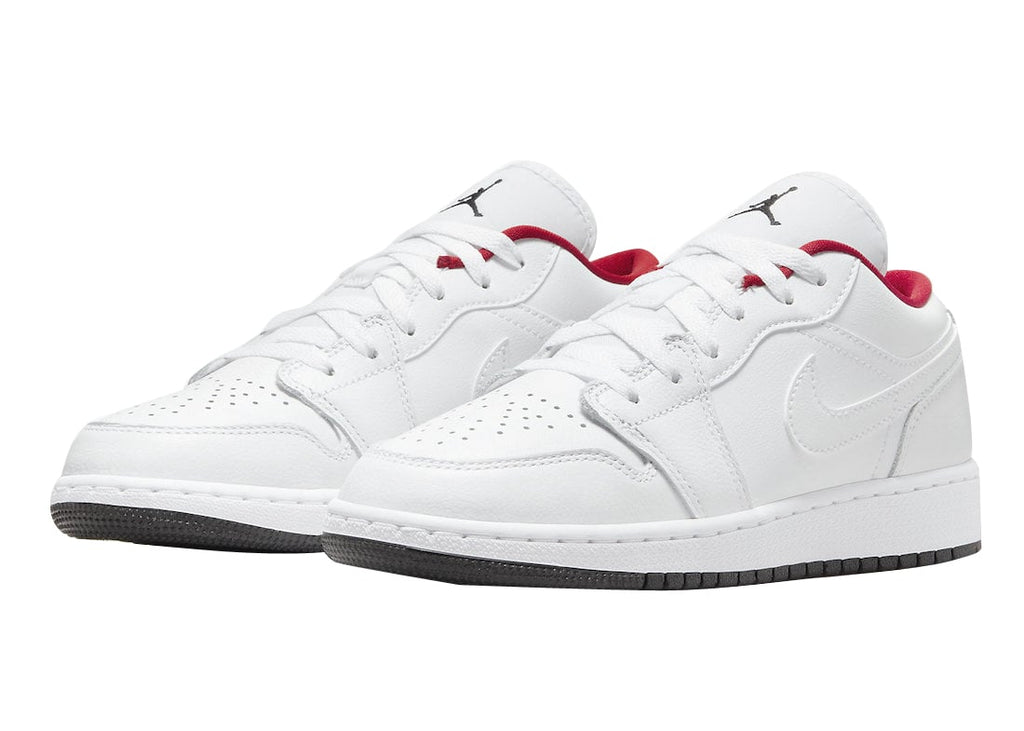 Air Jordan 1 Low GS White Red - Image 2