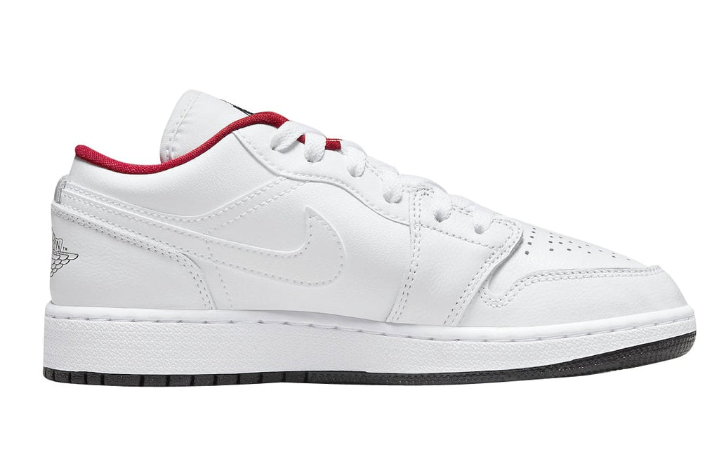 Air Jordan 1 Low GS White Red - Image 3