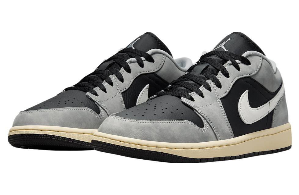 Air Jordan 1 Low Light Smoke Grey / White - Image 2