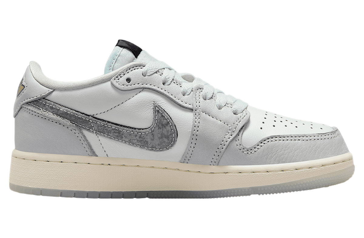 Air Jordan 1 Low Lny GS Summit White / Photon Dust - Image 3
