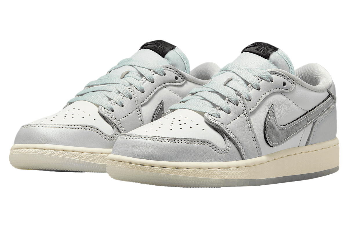 Air Jordan 1 Low Lny GS Summit White / Photon Dust - Image 5