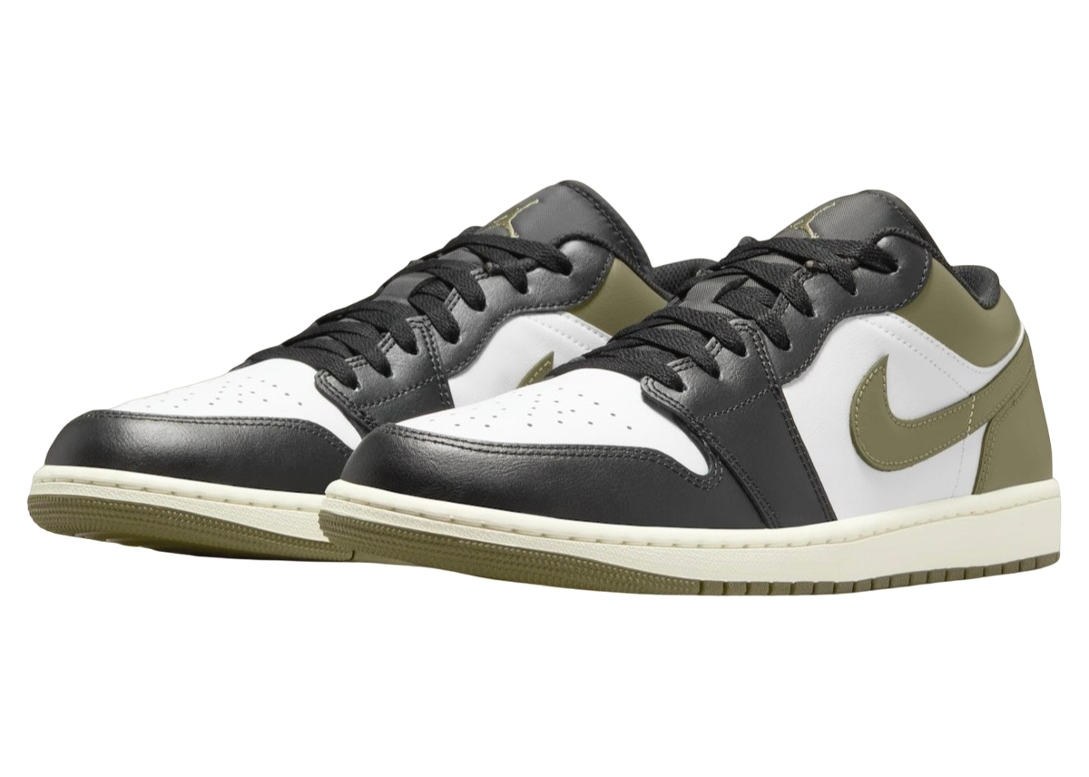Air Jordan 1 Low Medium Olive - Image 2