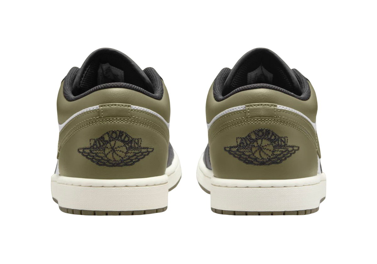 Air Jordan 1 Low Medium Olive - Image 4