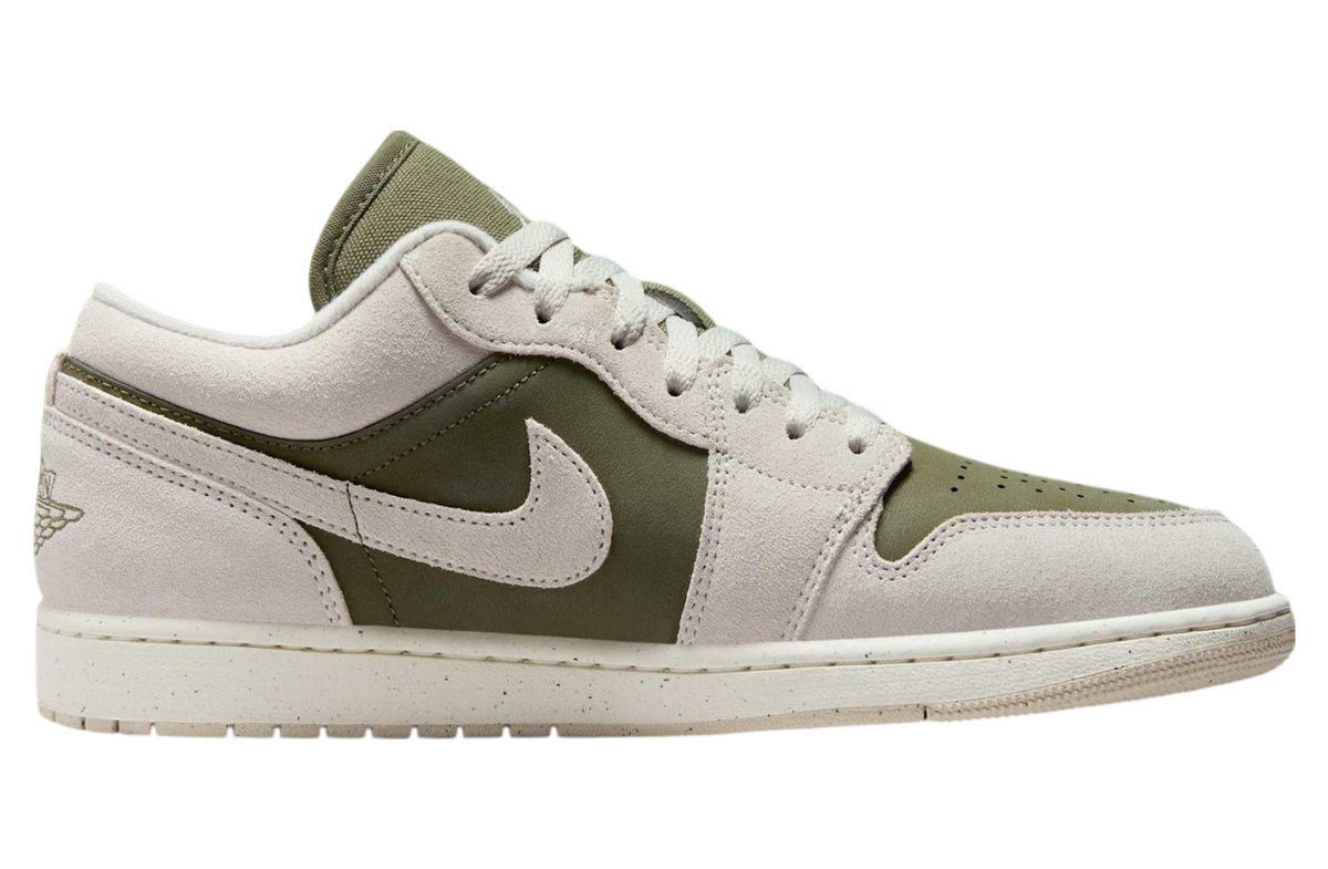 Air Jordan 1 Low Medium Olive / Sail - Image 2