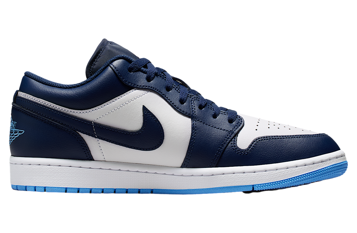 Air Jordan 1 Low Midnight Navy / White - Image 3