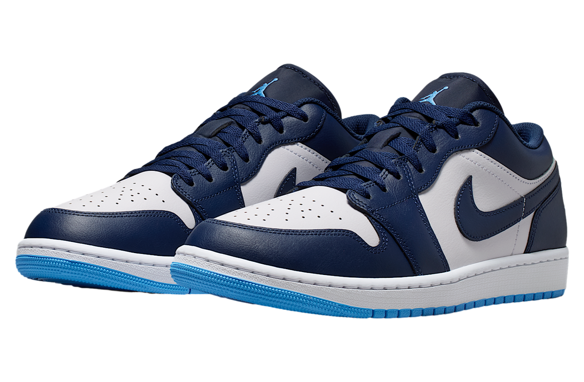 Air Jordan 1 Low Midnight Navy / White - Image 5