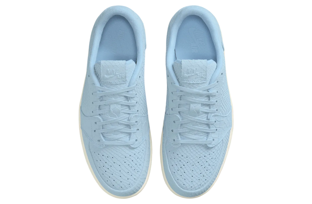 Air Jordan 1 Low NS Ice Blue Python - Image 4