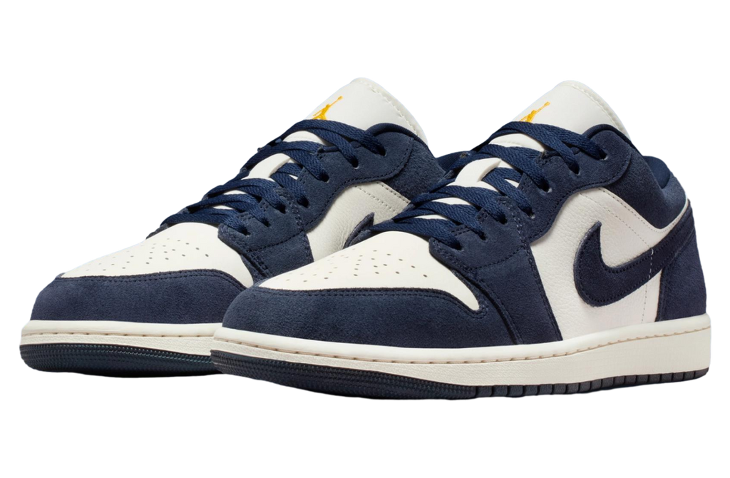 Air Jordan 1 Low Obsidian / University Gold - Image 3