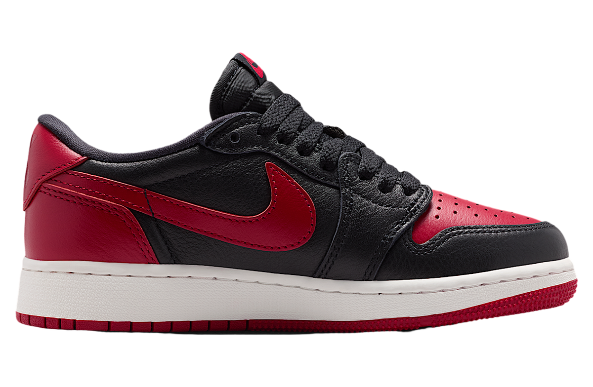 Air Jordan 1 Low OG Banned GS Black / Varsity Red - Image 3