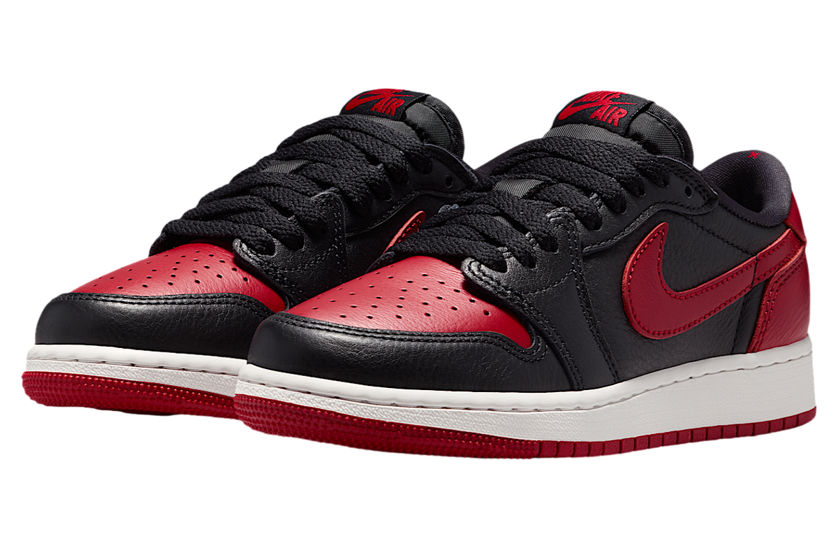 Air Jordan 1 Low OG Banned GS Black / Varsity Red - Image 5