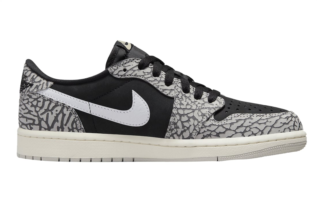 Air Jordan 1 Low OG Black Cement - Image 3