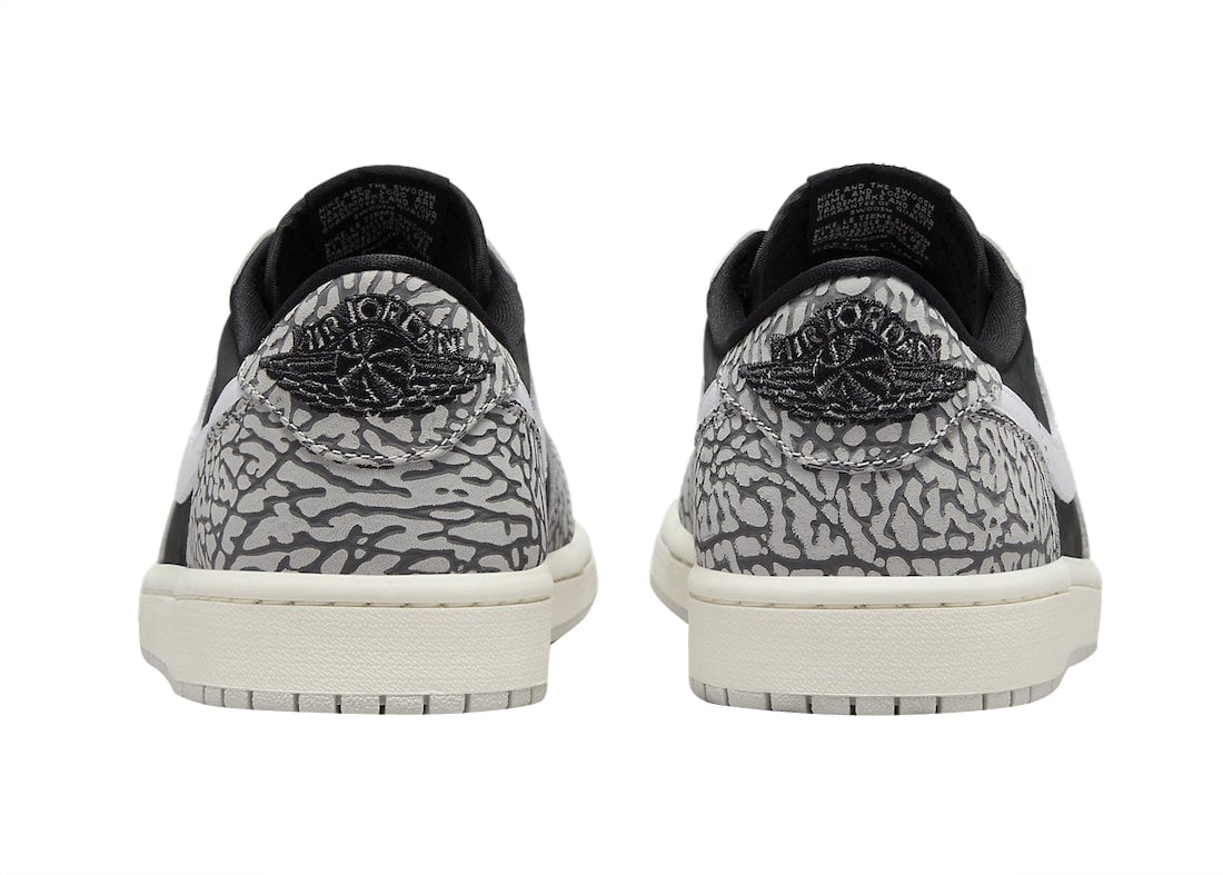 Air Jordan 1 Low OG Black Cement - Image 5