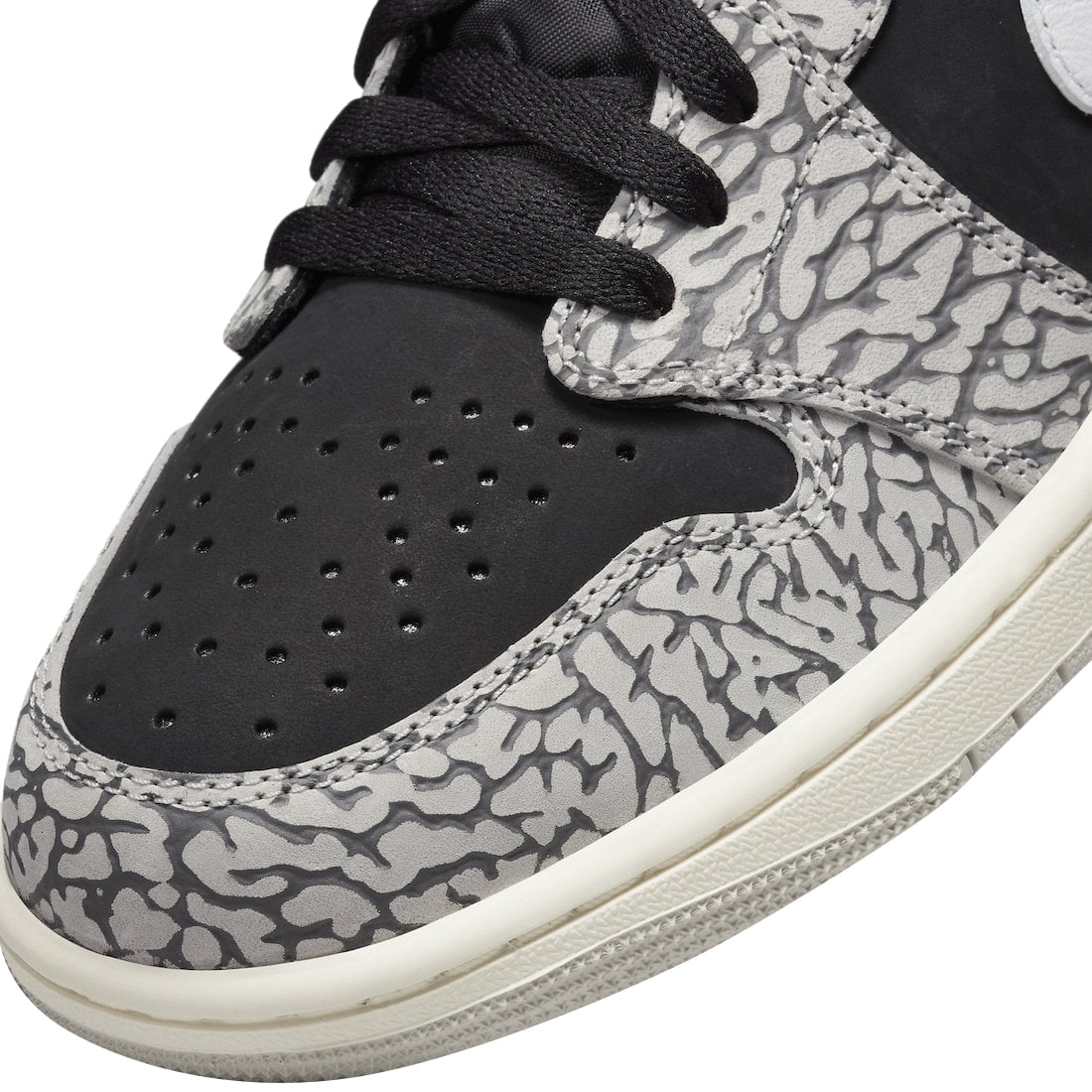 Air Jordan 1 Low OG Black Cement - Image 7