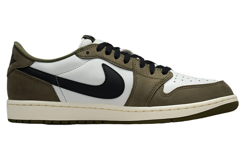Air Jordan 1 Low OG Medium Olive / Black - Image 3