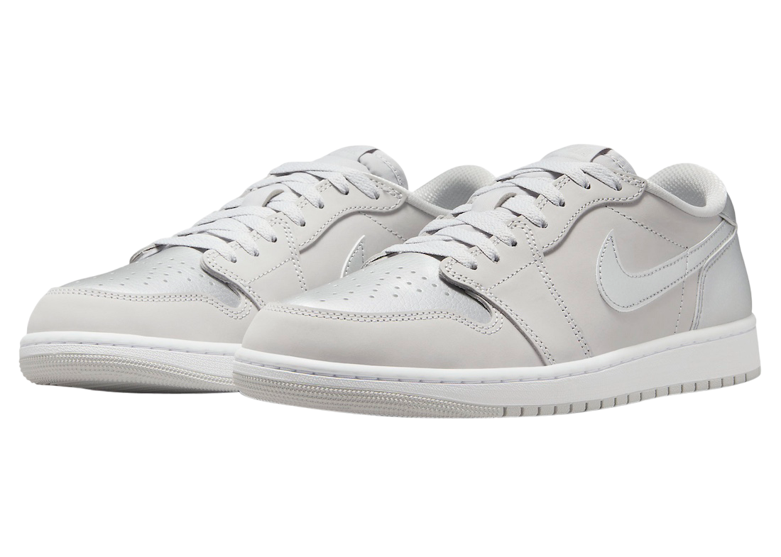 Air Jordan 1 Low OG Metallic Silver - Image 2