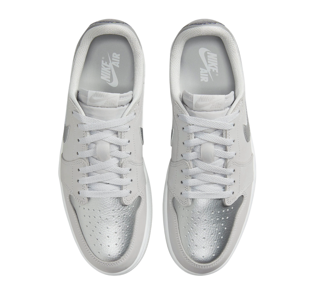 Air Jordan 1 Low OG Metallic Silver - Image 4