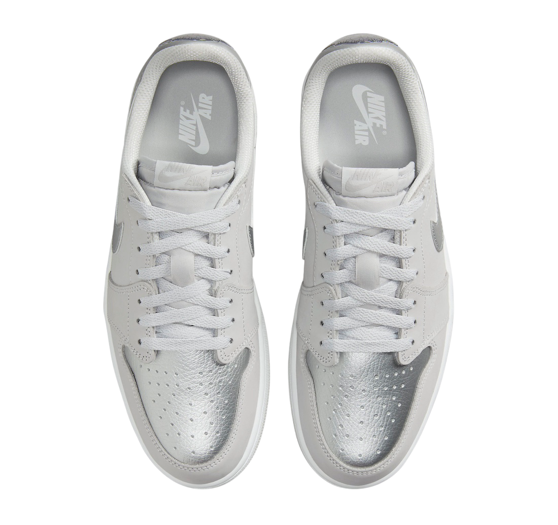 Air Jordan 1 Low OG Metallic Silver - Image 4