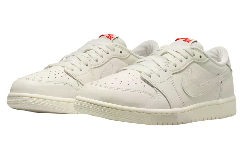 Air Jordan 1 Low OG Sail / University Red - Image 2