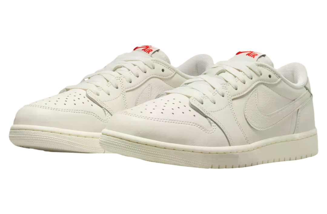 Air Jordan 1 Low OG Sail / University Red - Image 2
