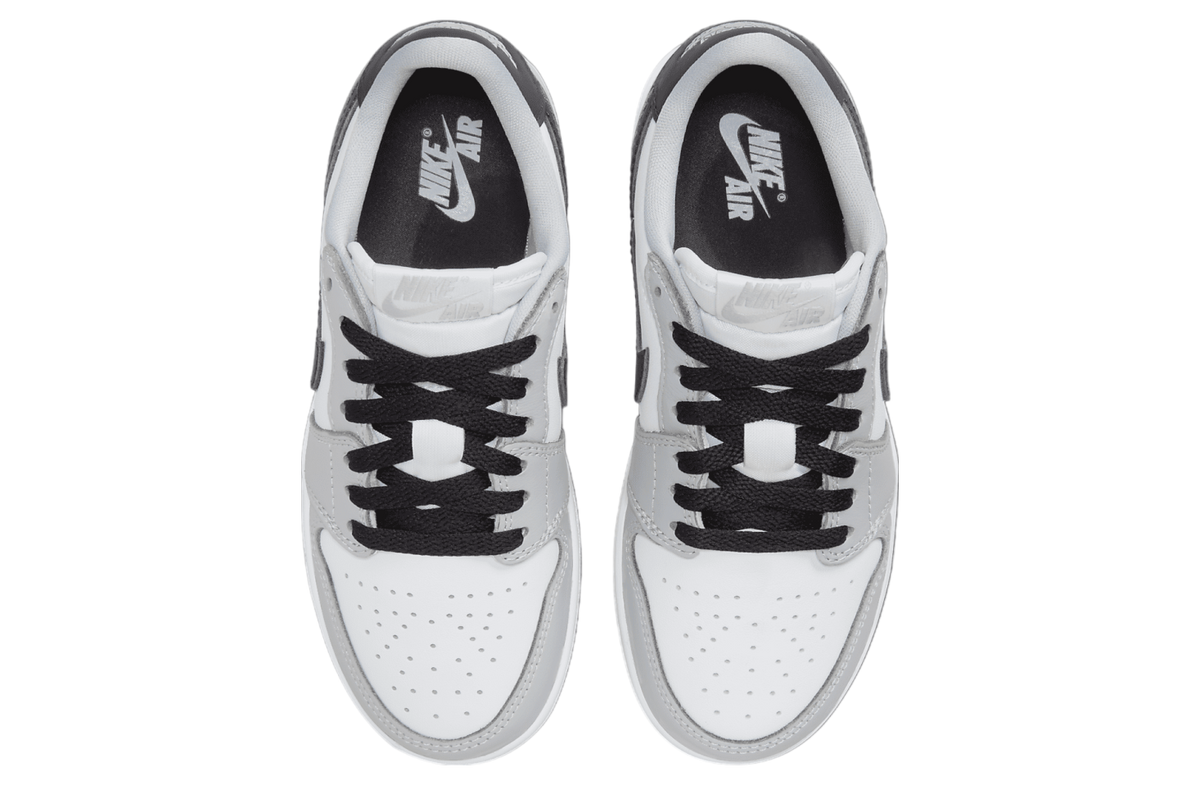 Air Jordan 1 Low OG Wolf Grey GS White / Wolf Grey - Image 4