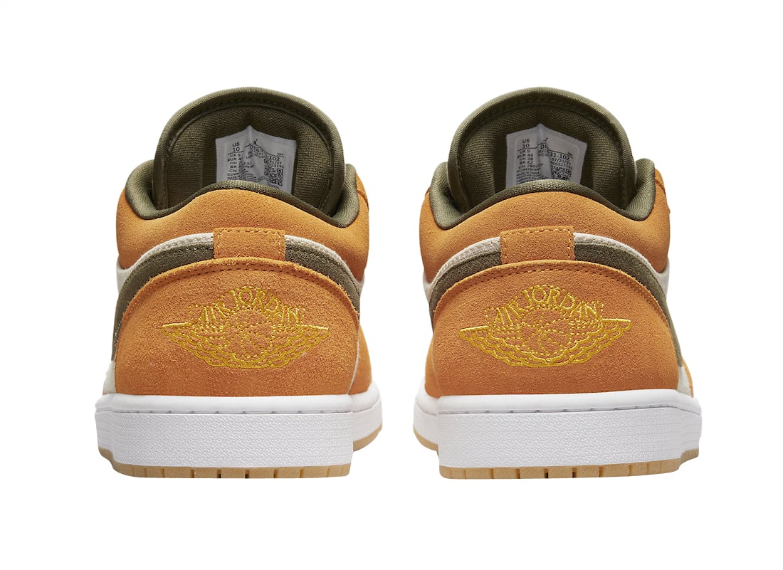 Air Jordan 1 Low Orange Olive - Image 4