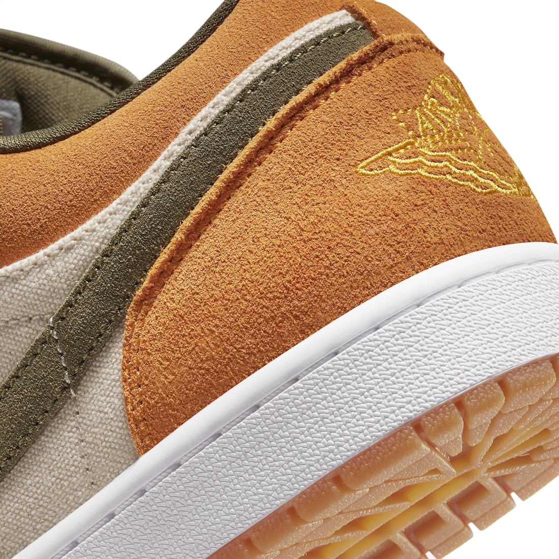 Air Jordan 1 Low Orange Olive - Image 6