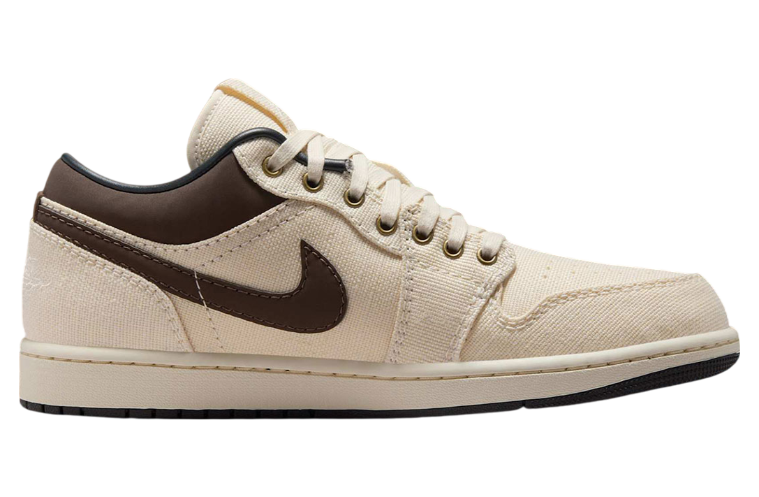 Air Jordan 1 Low Pale Ivory / Baroque Brown - Image 3