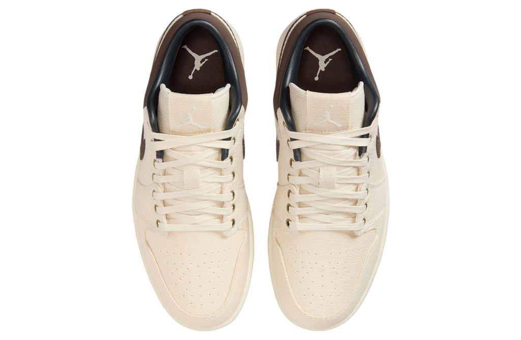 Air Jordan 1 Low Pale Ivory / Baroque Brown - Image 4
