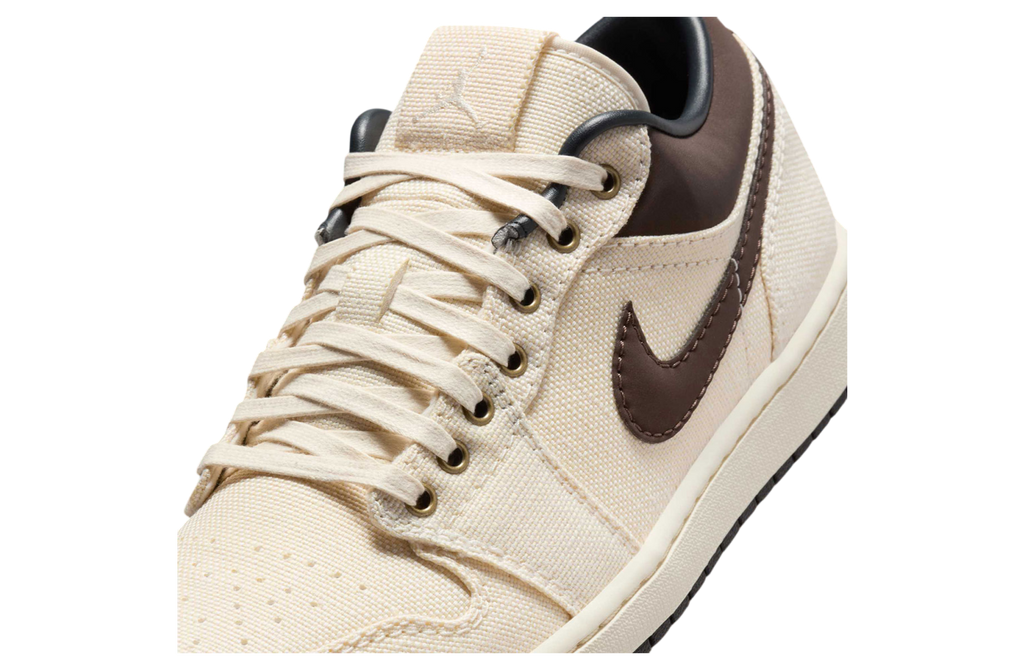 Air Jordan 1 Low Pale Ivory / Baroque Brown - Image 7