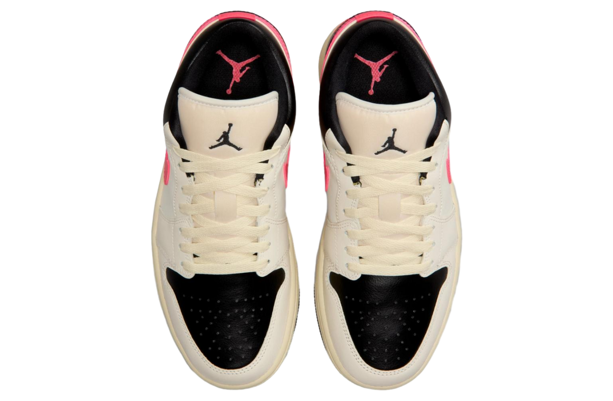 Air Jordan 1 Low Pale Ivory / Black / Racer Pink - Image 5