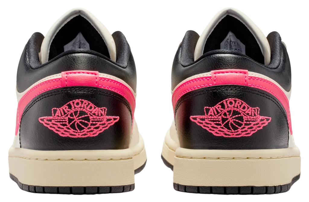 Air Jordan 1 Low Pale Ivory / Black / Racer Pink - Image 6