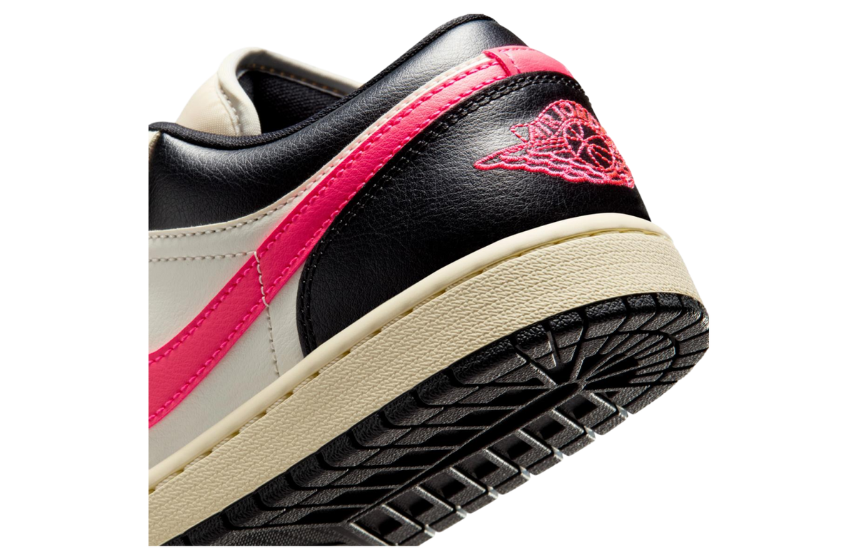 Air Jordan 1 Low Pale Ivory / Black / Racer Pink - Image 9