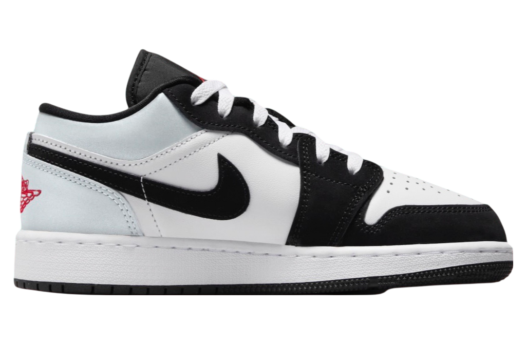 Air Jordan 1 Low Panda Toe White / Black - Image 2