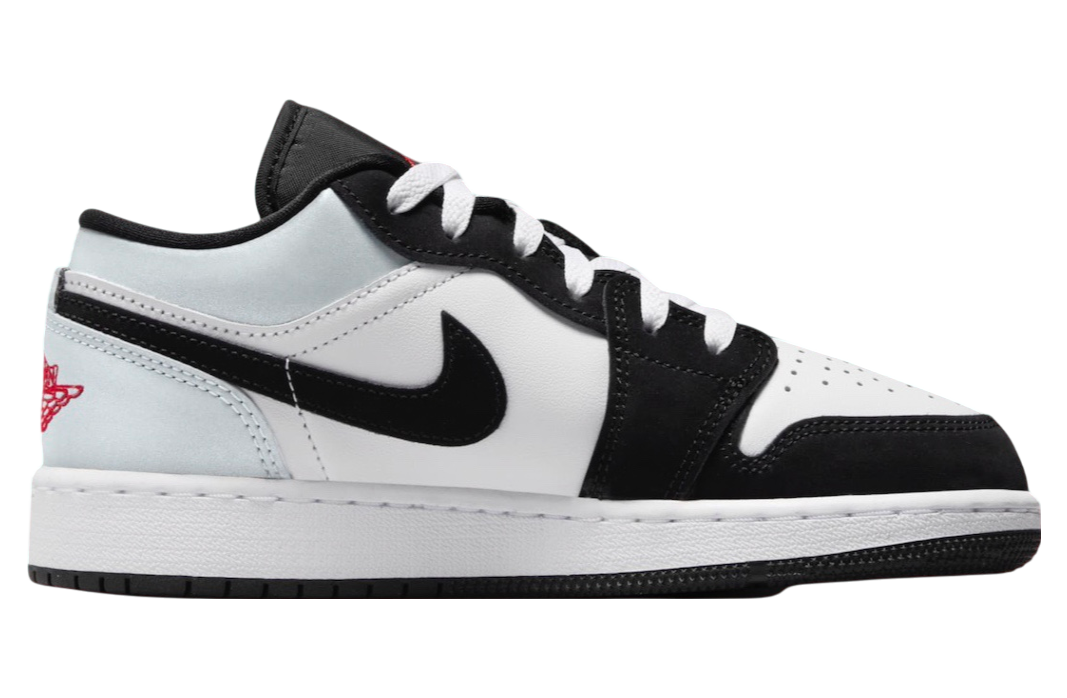 Air Jordan 1 Low Panda Toe White / Black - Image 2