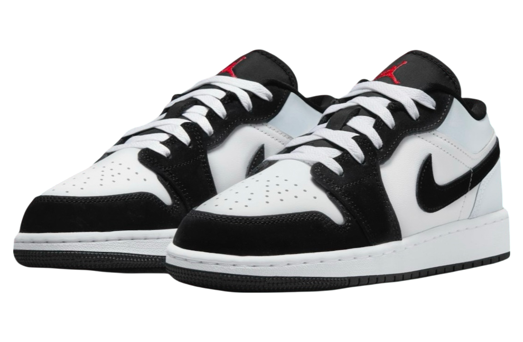 Air Jordan 1 Low Panda Toe White / Black - Image 4