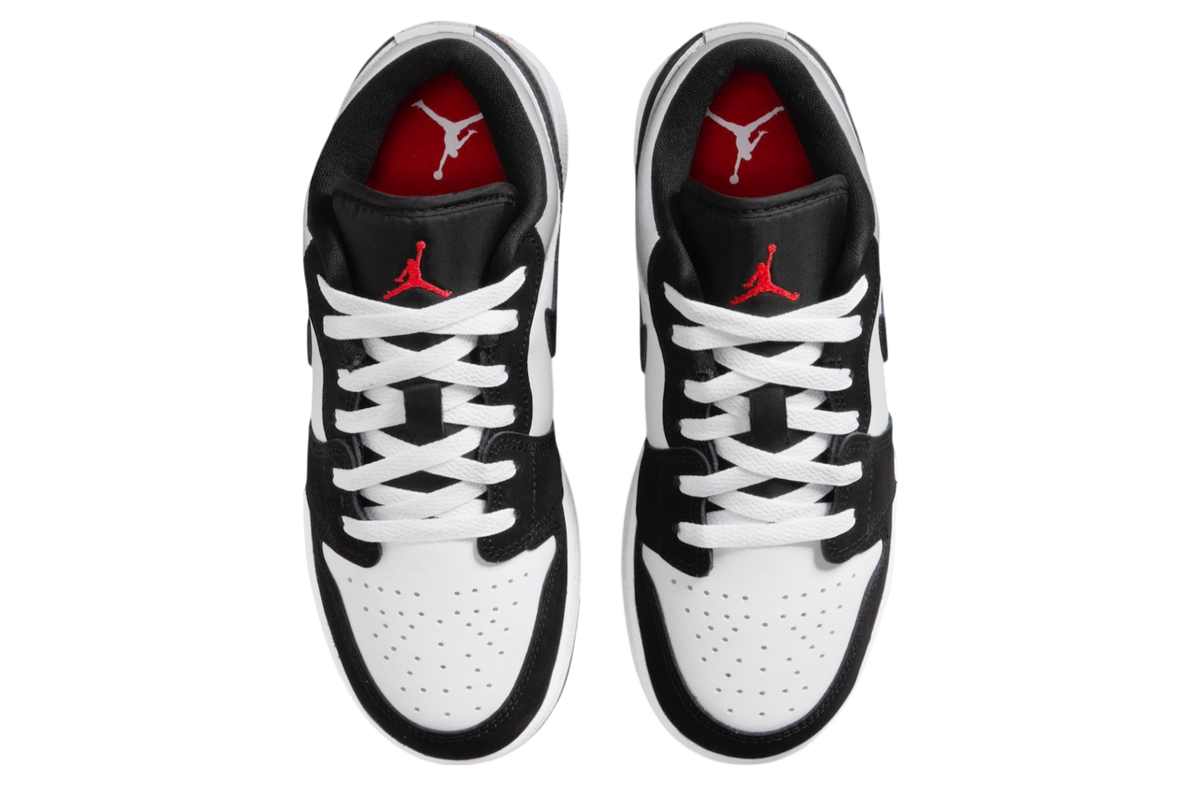 Air Jordan 1 Low Panda Toe White / Black - Image 5