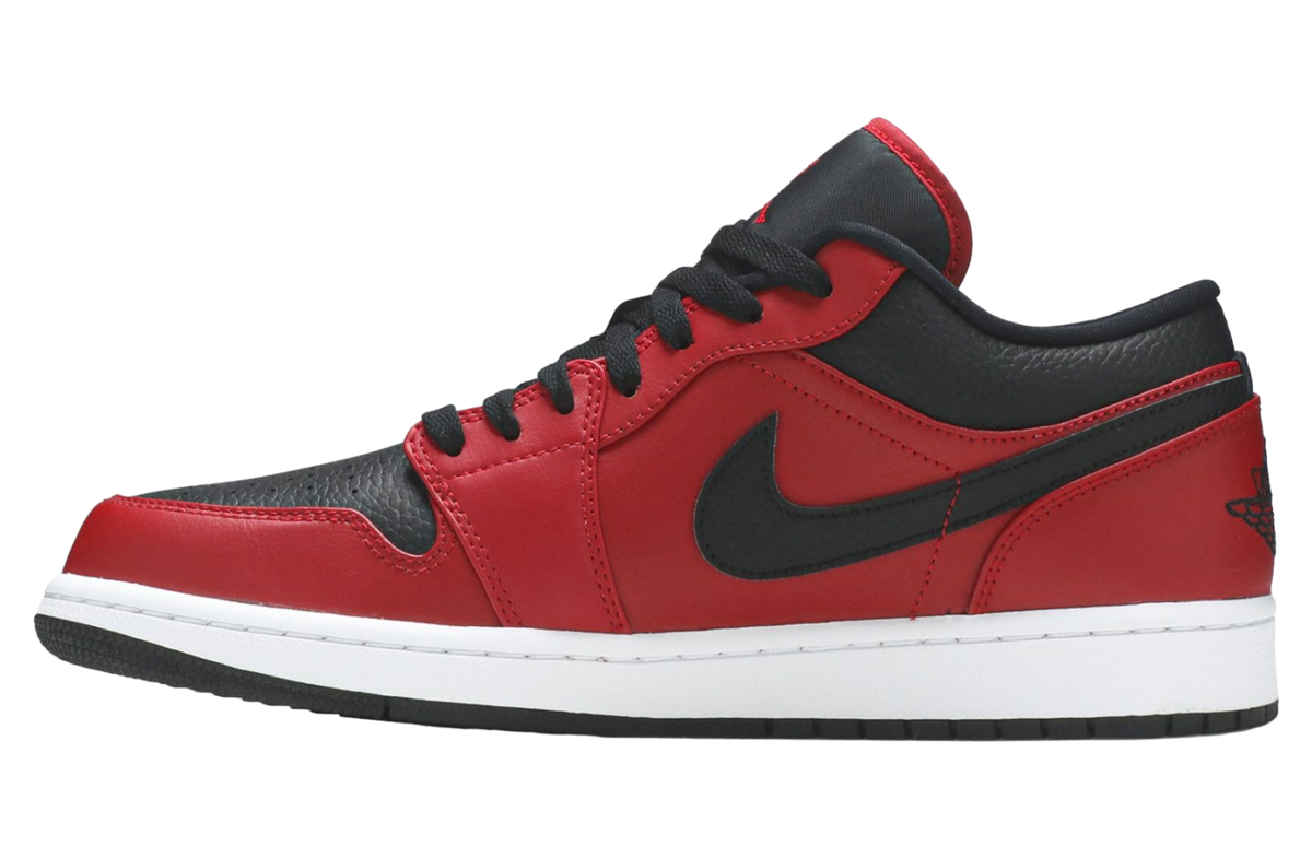 Air Jordan 1 Low Reverse Bred Gym Red / Black - Image 2
