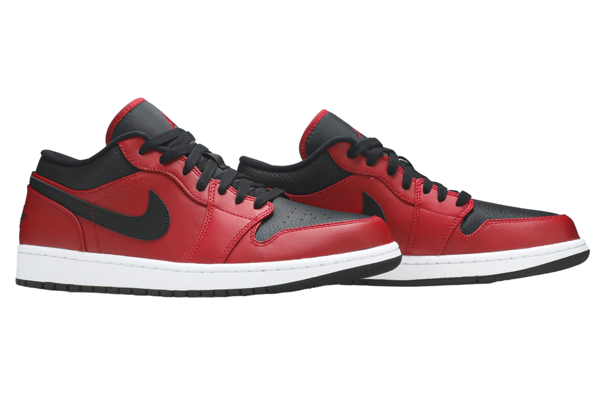 Air Jordan 1 Low Reverse Bred Gym Red / Black - Image 5