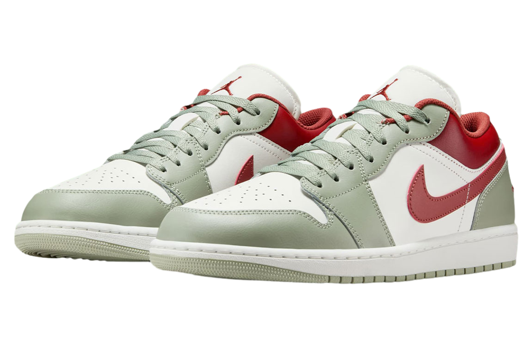 Air Jordan 1 Low Sail / Jade Horizon - Image 2