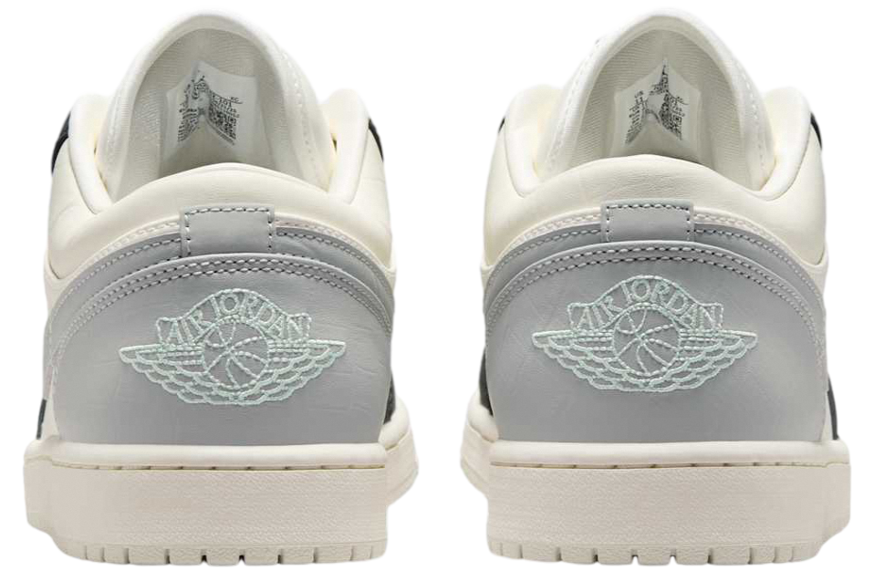 Air Jordan 1 Low Sail / Lt Smoke Grey - Image 3