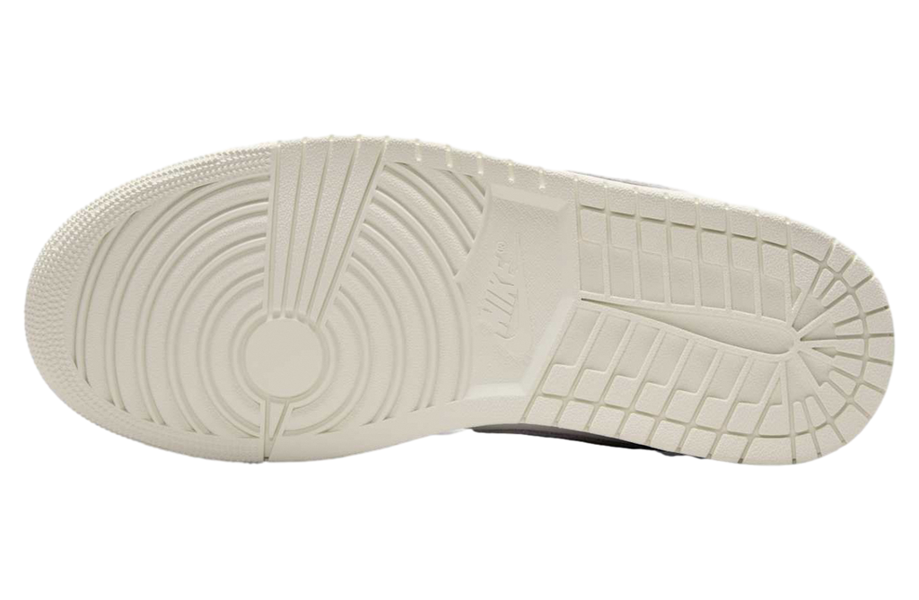 Air Jordan 1 Low Sail / Lt Smoke Grey - Image 4