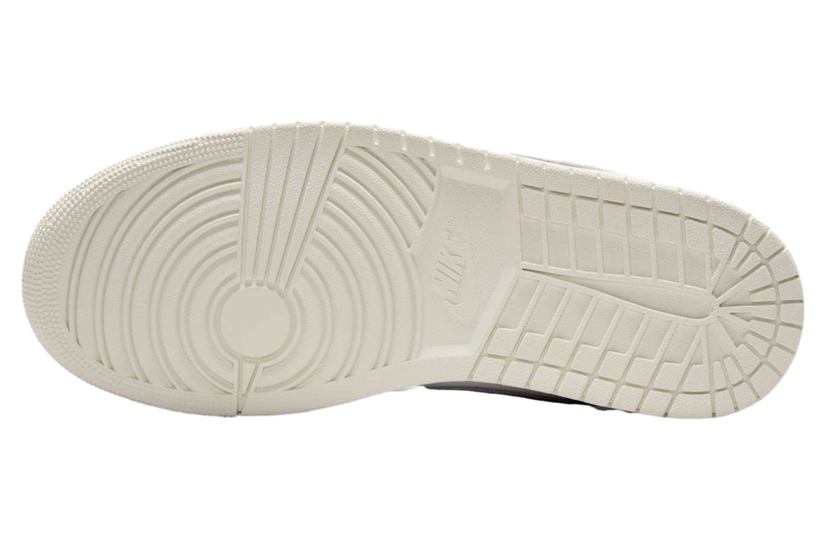 Air Jordan 1 Low Sail / Lt Smoke Grey - Image 4