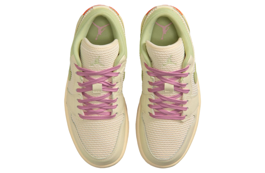 Air Jordan 1 Low Sail / Olive Aura - Image 3
