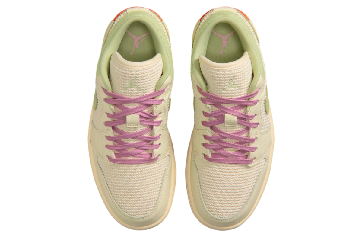 Air Jordan 1 Low Sail / Olive Aura - Image 3