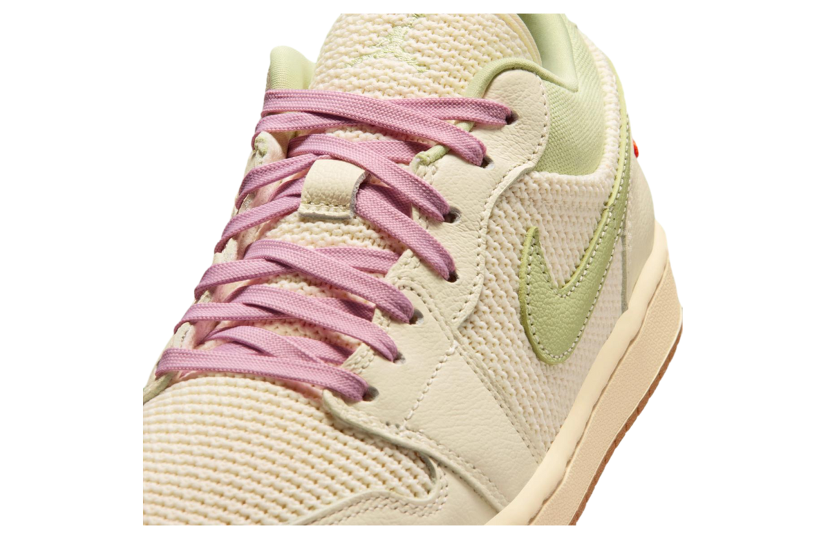 Air Jordan 1 Low Sail / Olive Aura - Image 5