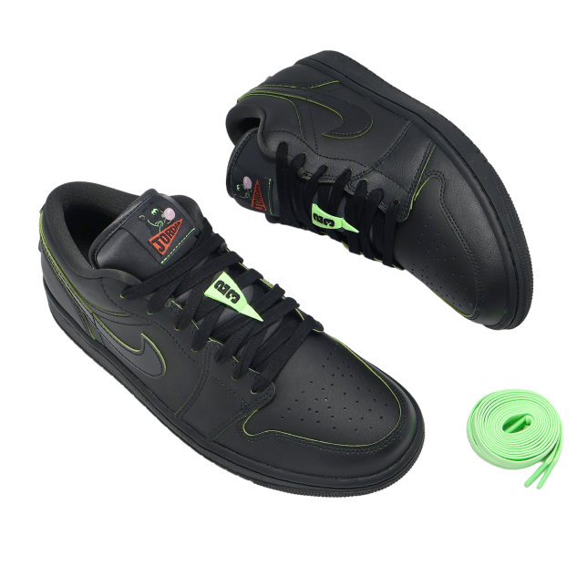 Air Jordan 1 Low SE Black / Coal Black - Image 6