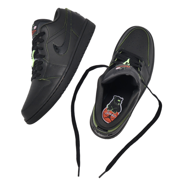 Air Jordan 1 Low SE Black / Coal Black - Image 7